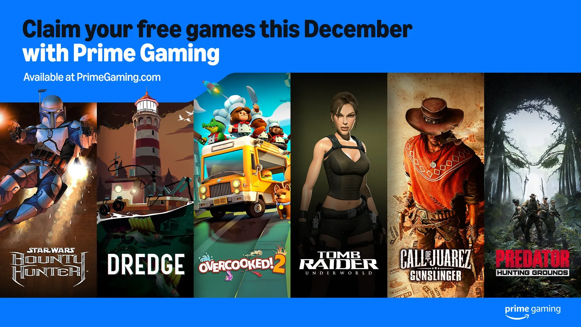 Amazon  Prime Gaming December 2024 Lineup