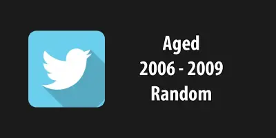 Aged Twitter Accounts 20...