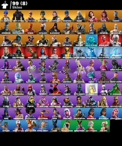 Fortnite Account with 99 Skin Full Access