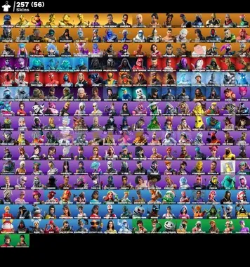 Fortnite Account with 257 Skins Full Access