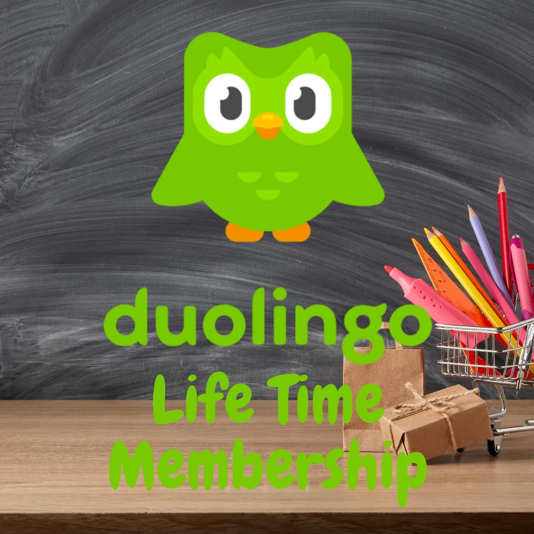 Duolingo  ( For Your Own Account) Life Time 